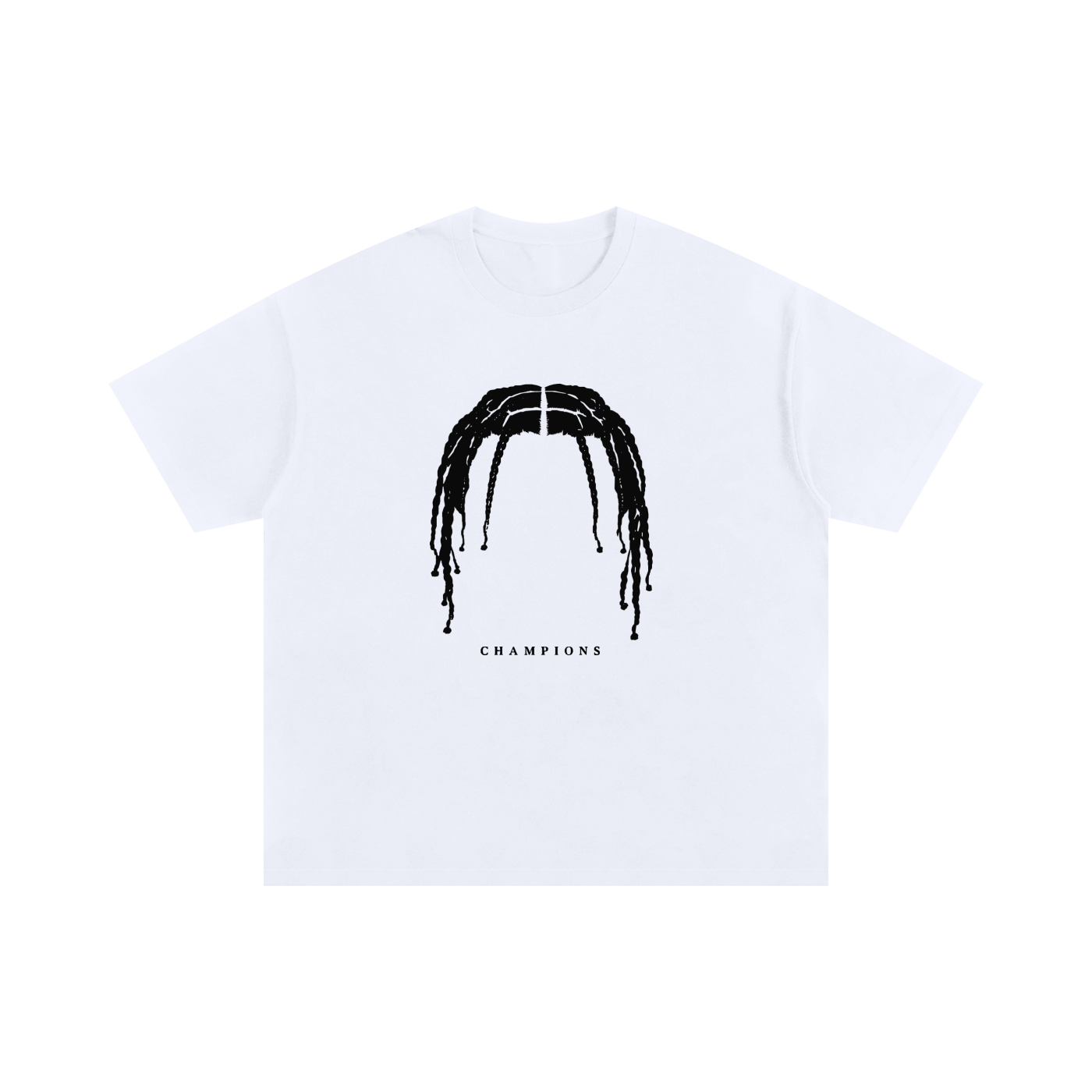 White Champions Cotton T-Shirt