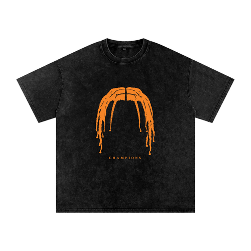 Champions Snow Washed Oversized Cotton T-Shirt